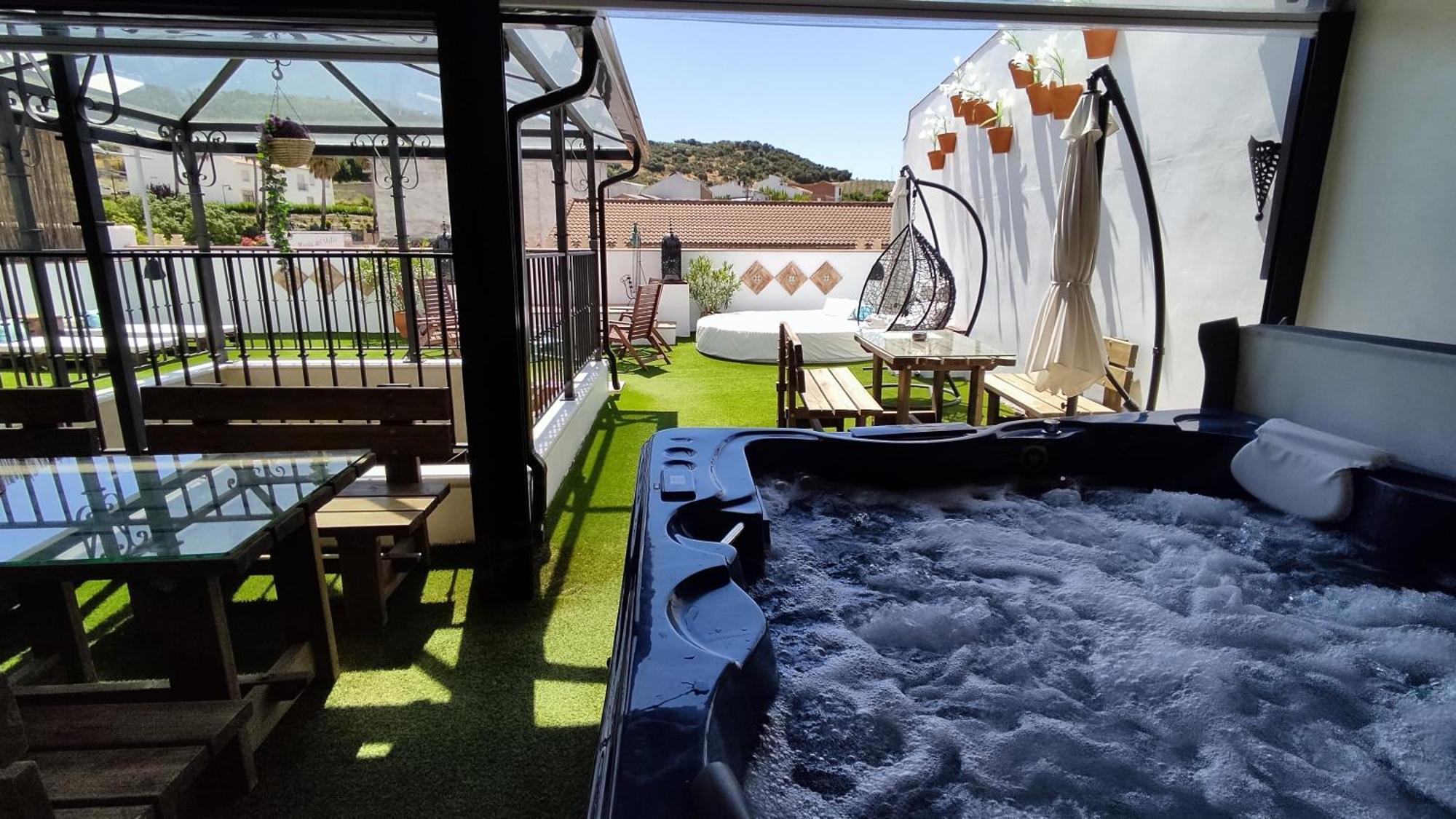 La Esperanza Hotel Alcala del Valle Bagian luar foto