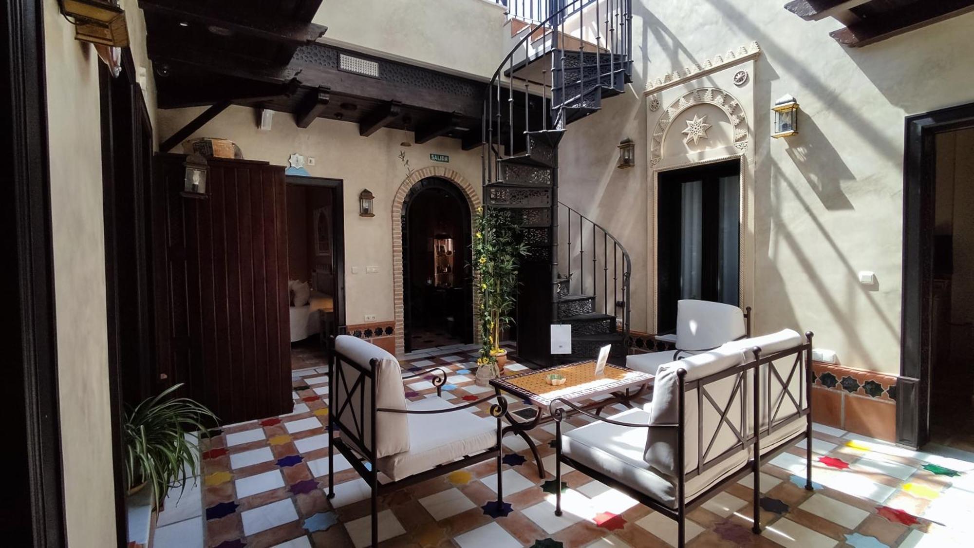 La Esperanza Hotel Alcala del Valle Bagian luar foto